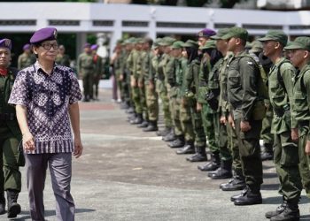 Menwa UMY Menggelar Program Kerja Karantina Diksar di Magelang yang Diikuti 83 Peserta