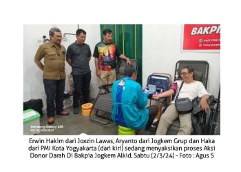 Jogkem Group dan Joxzin Lawas Gelar Aksi Donor Darah, Sudah Ke-6 kalinya. Patut Dicontoh…