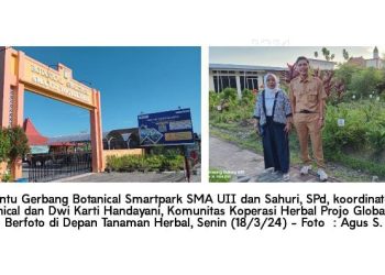Botanical Smartpark SMA UII Jogja, Sarana Belajar Tanaman Herbal, Rempah dan Tanaman Langka. Ini Istimewa….
