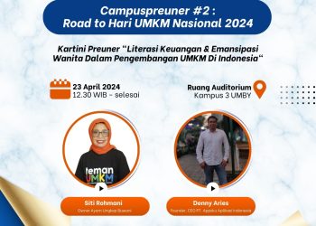 Universitas Mercu Buana Yogyakarta Gelar Campuspreuner#2. Ayo Ikutan…