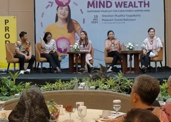 Selain di Yogya, seminar nasional awam ini juga diadakan di 11 kota yang merupakan upaya Prodia didalam mengedukasi masyarakat melalui kegiatan yang ilmiah, namun tetap menyenangkan dan interaktif. (Foto: Agoes Jumianto)