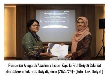 Dosen UMBY Raih Peringkat I Anugerah Academic Leader Tingkat LLDikti V, Ini Buktinya