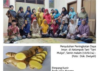 UMBY Gelar Penyuluhan Daya Imun di KWT Tani Mulyo