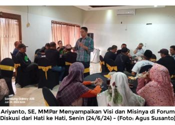 Bukti Keseruannya, Forum Diskusi dari Hati ke Hati Bersama Ariyanto