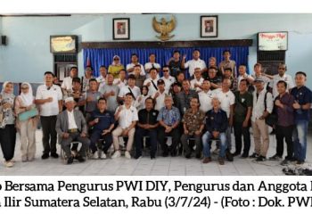 Bukti Keseruannya, Studi Tiru Pengurus PWI Ogan Ilir Sumatera Selatan ke PWI DIY