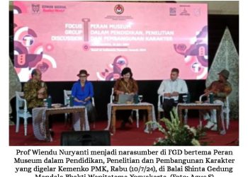 Prof Wiendu di FGD, Museum Menjadi Transformasi Lintas Generasi yang Modern, Kita Buktikan