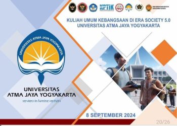 Kuliah Umum Kebangsaan di Era Society 5.0 UAJY