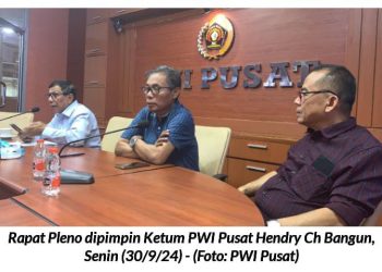 Ketum PWI Pusat Hendry Ch Bangun Tegaskan Jaga Integritas Organisasi