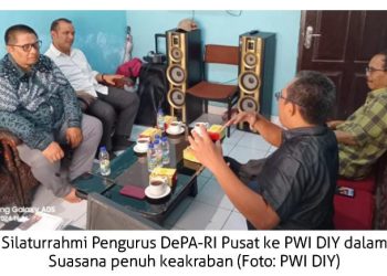 Silaturrahmi Pengurus DePA-RI Pusat ke PWI DIY. Ini Hasilnya!