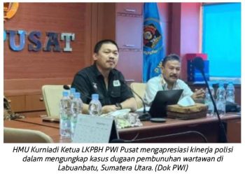 LKBPH PWI Pusat Apresiasi Polres Labuhanbatu Ungkap Dalang Pembakaran Rumah Wartawan