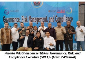 12 Pengurus PWI Pusat Raih Sertifikat GRCE