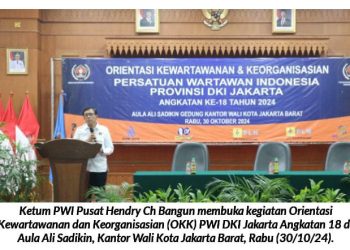 Buka OKK Angkatan 18, Ketum Hendry Ch Bangun Ingatkan PWI itu Merah Putih Berjuang untuk Kepentingan Bangsa dan Negara