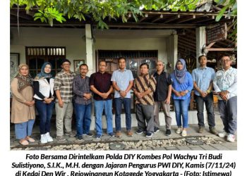 Dirintelkam Polda DIY Silaturahmi dengan Pengurus PWI DIY