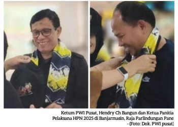 Ketua Umum PWI Pusat Hendry Ch Bangun Apresiasi Panpel HPN 2025 di Banjarmasin