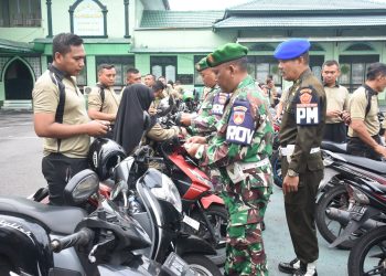 Wujudkan Disiplin Prajurit, PNS TNI, Korem 072/Pamungkas Gelar Operasi Gaktib dan Yustisi  2025