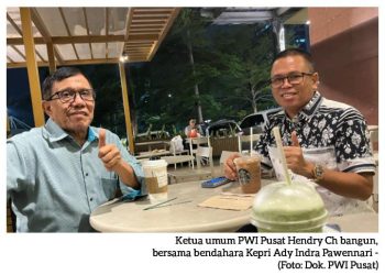 Ketum PWI Pusat : Ady Indra Pawennari, Bendahara PWI Kepri yang Sah