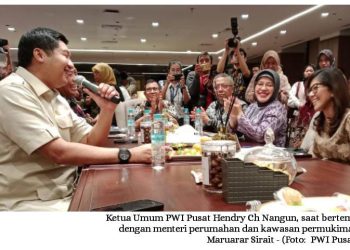 Ketua Umum PWI Pusat Hendry Ch Bangun Apresiasi Program Rumah Subsidi untuk Wartawan