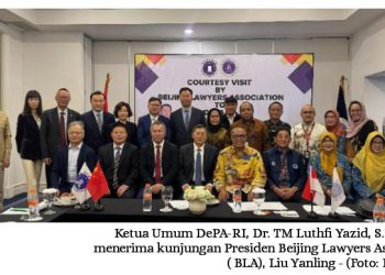 DePA-RI Bangun Kerjasama Dengan Beijing Lawyers Association (BLA)