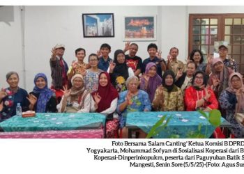 Sosialisasi Koperasi Melahirkan “Koperasi Konsumen Sati Batik Baik” dari Paguyuban Batik Sarwa Mangesti