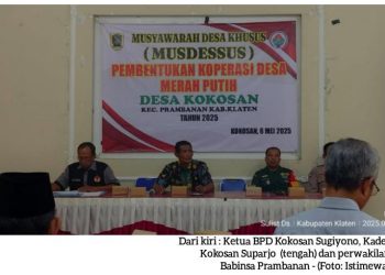 Dorong Ekonomi Warga, Warga Kokosan Dirikan Koperasi Desa Merah Putih