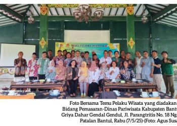Dinas Pariwisata Bantul Dorong Kolaborasi dan Penguatan Kompetensi Digital di Temu Pelaku Wisata. Ini Buktinya!