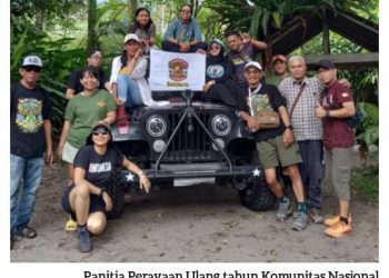Komunitas Pendaki Nafas Tua Rayakan Anniversary ke-4 di Sleman, Yogyakarta