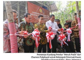 Kandang ‘Merah Putih’ Charoen Pokphand Indonesia Bantu Masyarakat Disabilitas