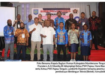 Pemkab Mamberamo Gandeng PWI Papua Gelar Bimtek Jurnalistik