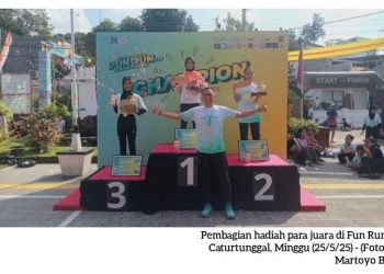 Keseruan Caturtunggal Fun Run 2025 Meriahkan Hari Jadi ke-77 Kalurahan Caturtunggal. Ini Buktinya!