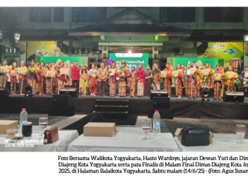 Rizky-Ghania Raih Juara Satu Dimas Diajeng, Generasi Muda Penggerak Kemajuan Kota Yogya
