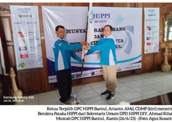 Arianto Terpilih sebagai Ketua DPC HIPPI Bantul Periode 2025–2030