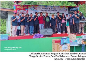 Forum BUMDes Bantul Gelar Deklarasi Ketahanan Pangan dan Launching Wana Desa Jambidan, Inilah Keseruannya!