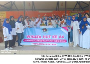 IKWI DIY Peringati HUT ke-64 dengan Dolan Bareng di Rawa Jombor