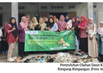 Dosen UMBY Mengabdi di Surobayan: Kenalkan Manfaat Daun Kelor dan Rimpang untuk Kesehatan