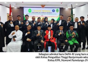 Pesan Mantan Ketua KPK Nawawi Pamolango: Advokat DePA-RI Harus Mencontoh Adnan Buyung Nasution dan Yap Tiam Hien