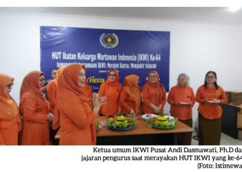 Pengurus IKWI Pusat Rayakan HUT Ke-64 Secara Sederhana. Ini Buktinya!