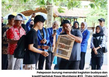 Pentas Seni Kreatif Meriahkan Pasar Blumbang #22 Mataram di Desa Wisata Wirokerten