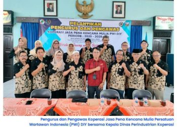 Pengurus Koperasi Jasa Pena Kencana Mulia PWI DIY Periode 2025-2028 Resmi Dilantik, Siap Gerakkan Ekonomi Wartawan