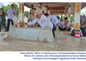 PMI DIY Gelar Ziarah dan Peringatan HUT ke-80 PMI: Tebar Kebaikan, Telusuri Jejak Sejarah Kemanusiaan