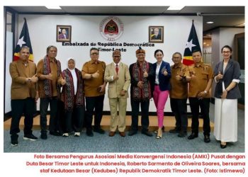 Kunjungan Pengurus AMKI Pusat ke Kedubes Timor Leste Perkuat Diplomasi Budaya dan Bisnis