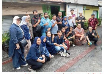 Mahasiswa dari 10 Negara Belajar Kampung Tangguh dan Pengelolaan Sampah di Kali Code