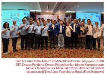 Akuatik DIY Resmi Dilantik, Ditarget 1 Emas PON