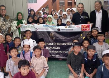 AMKI Berbagi di Bulan Suci, Hadirkan Kebahagiaan bagi Anak Yatim Yayasan Al-Kahfi