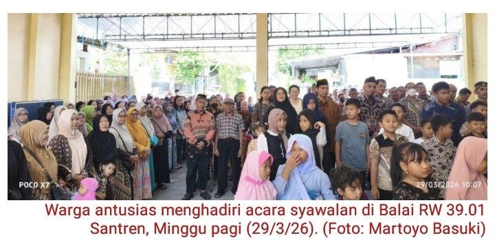 Merajut Keberagaman dalam Bingkai Kesederhanaan: Potret Kekompakan Warga RW 39.01 Santren