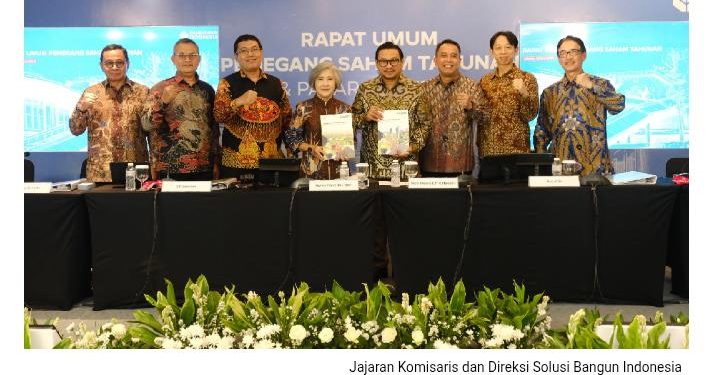 Bagikan Dividen 329,3 M, Solusi Bangun Indonesia Lanjutkan Transformasi Bisnis