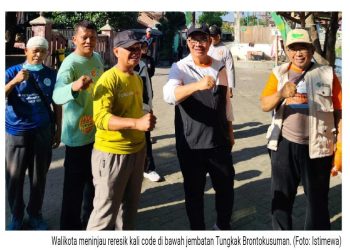 Gandeng Mahasiswa, Walikota Jogja Dorong Penataan Kali Code Penggal Selatan Jadi Destinasi Wisata