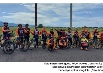 Semangat Kebersamaan: Pegel Gowes Community Kembali Mengayuh Pedal Menuju Embung Potorono