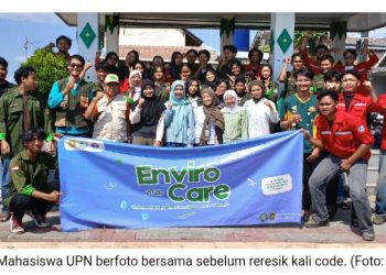 Enviro Care Code 2026: Aksi Nyata HMTL UPN Veteran Yogyakarta Wujudkan Kali Code Nol Sampah