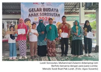 Wujudkan Generasi Berkarakter, Pokja II PKK Sorosutan dan KKN UAD Gelar Budaya Anak 2026