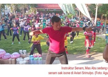 Meriahkan Hari Jadi Bantul ke-195, Warga Ikuti “Senam Sak Isone” dan Peluncuran Wahana Baru Aviari Srimulyo